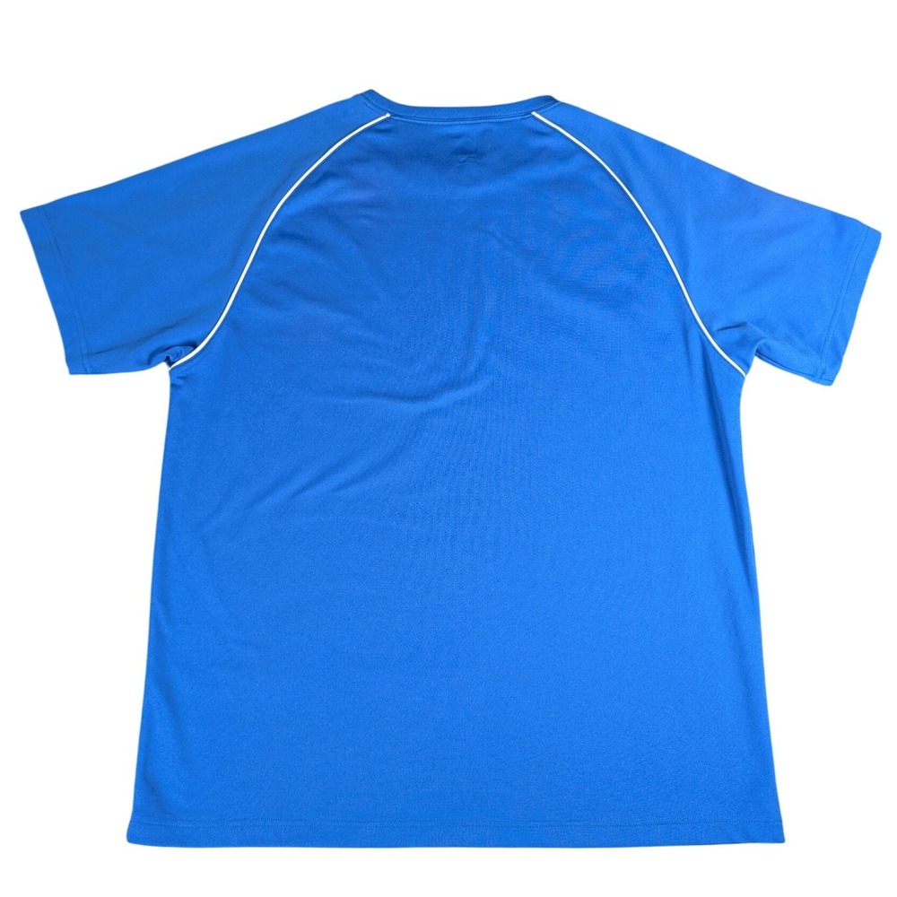 NCAA Kansas Jayhawks Blue Performance T-Shirt KA Inc KU Jayhawk Logo Tee - Picture 3 of 9